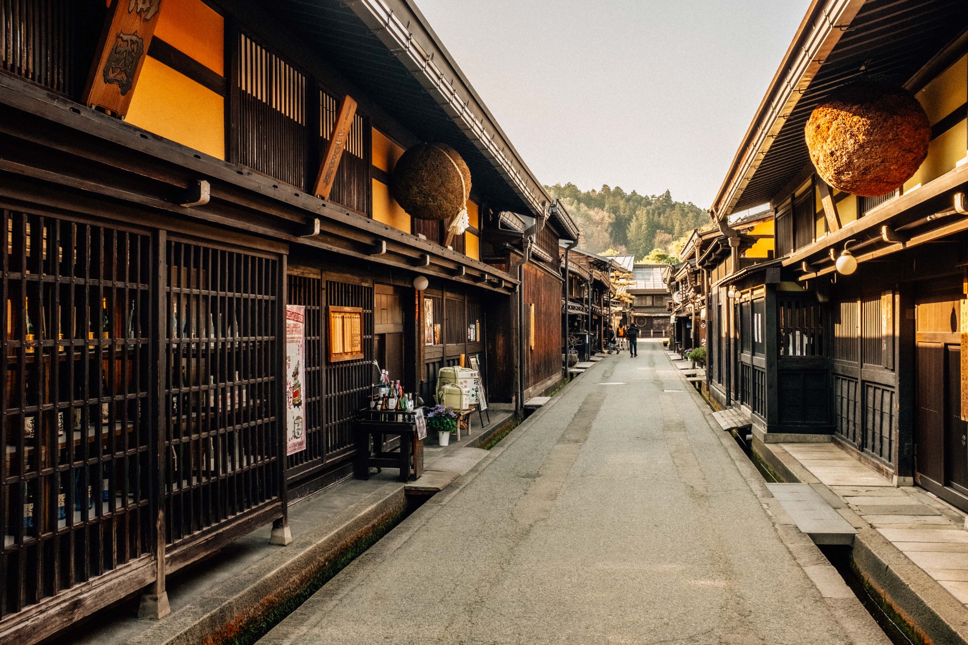 Calle del casco antiguo de Takayama