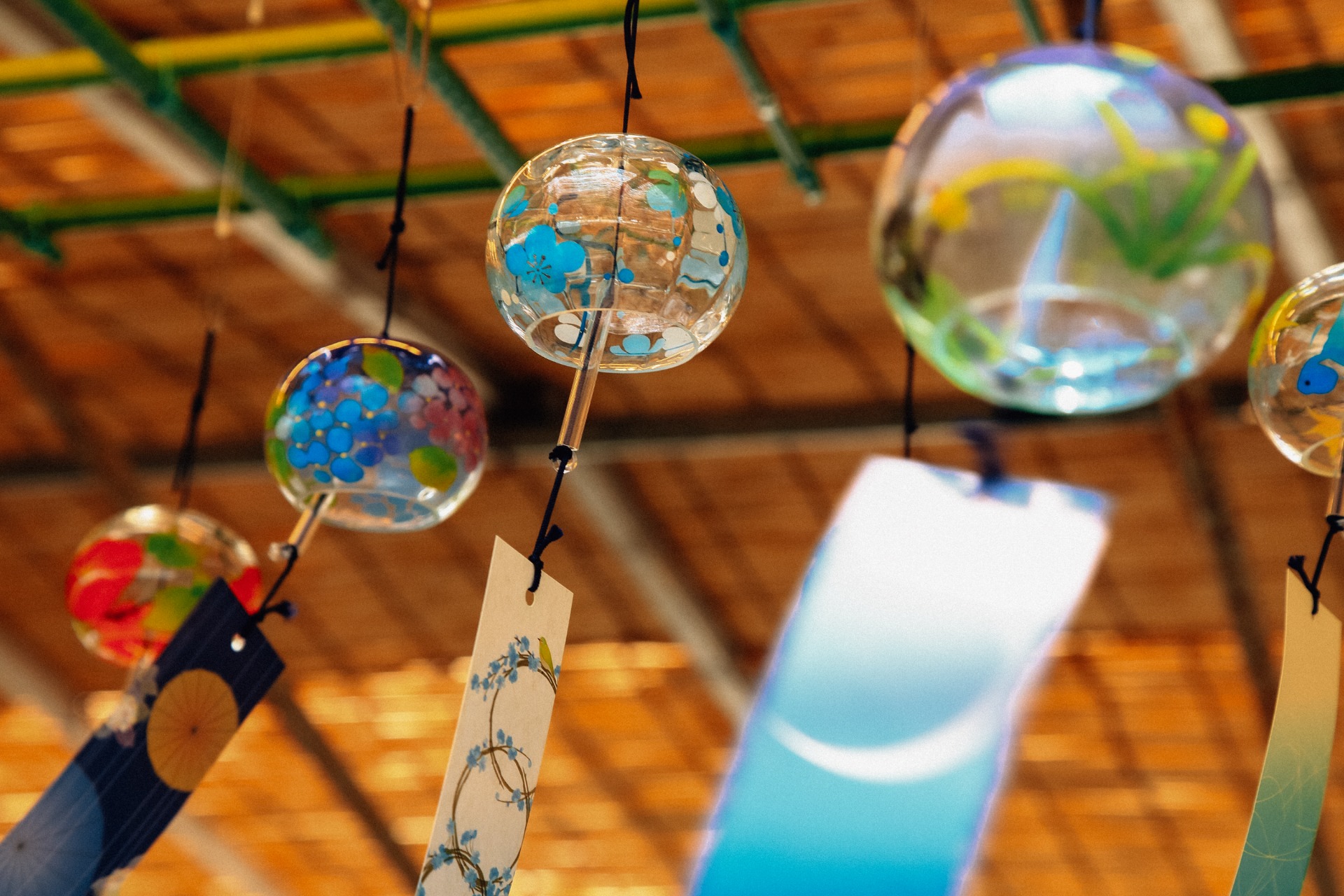 Furin japoneses colgados