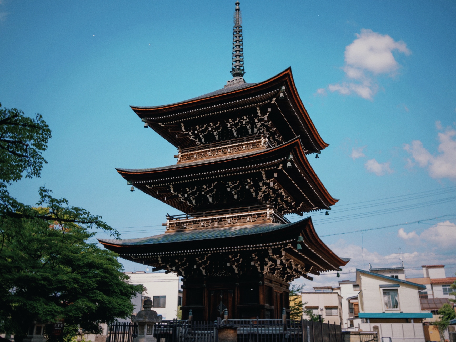 Pagoda del templo Kokubunji en Takayama