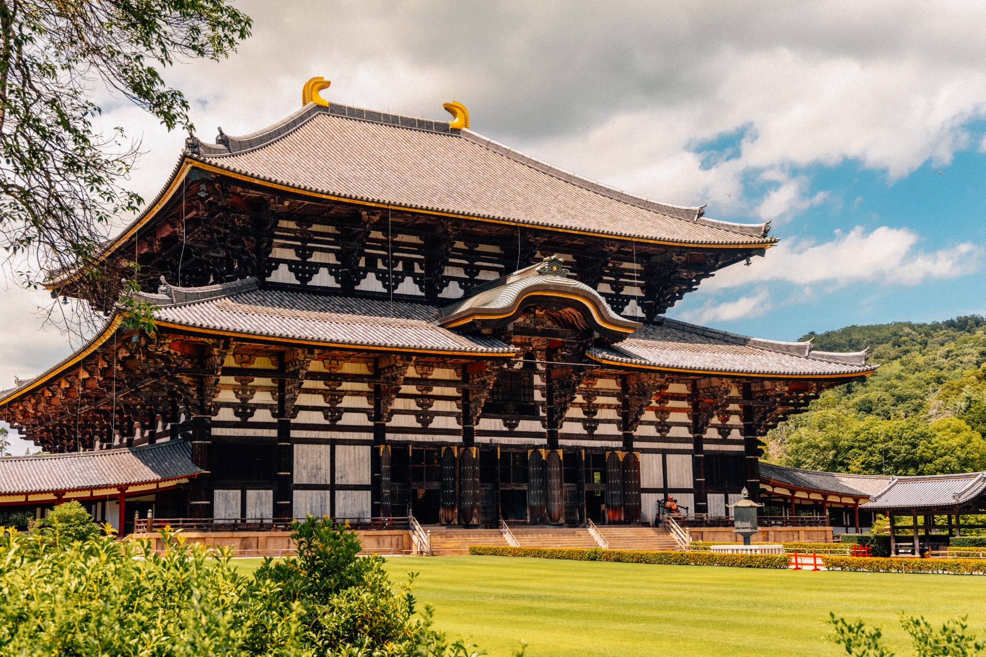 Exterior del templo Todaiji en Nara