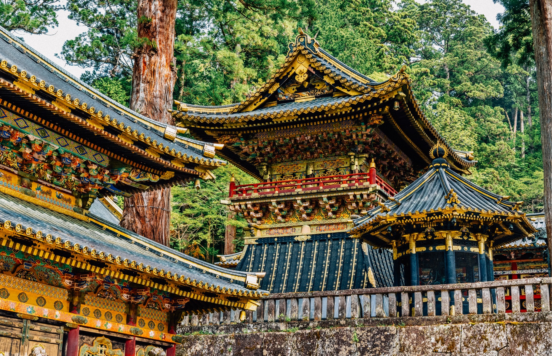 Detalles del santuario Toshogu en Nikko