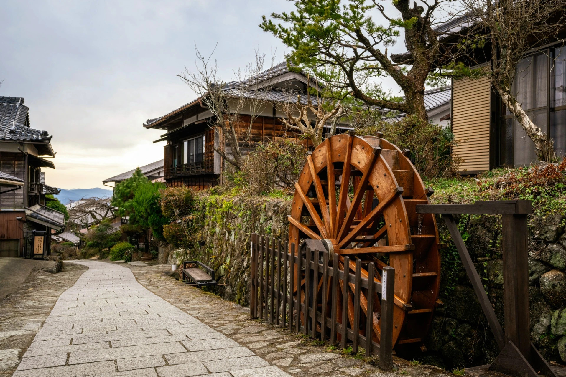 Vistas de la aldea de Magome en la ruta Nakasendo