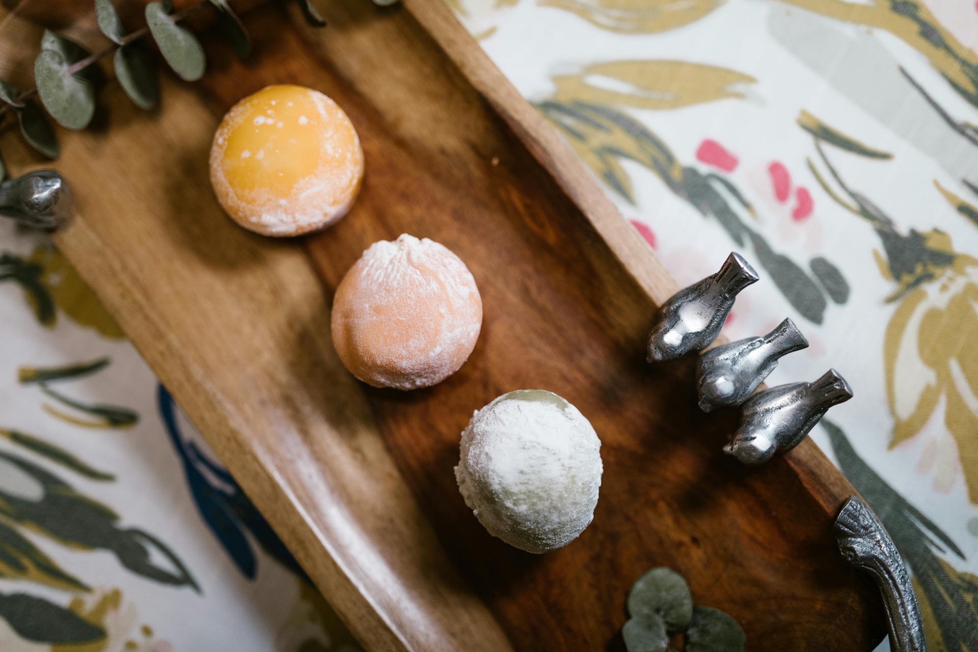 Mochi tradicional japonés tipo wagashi