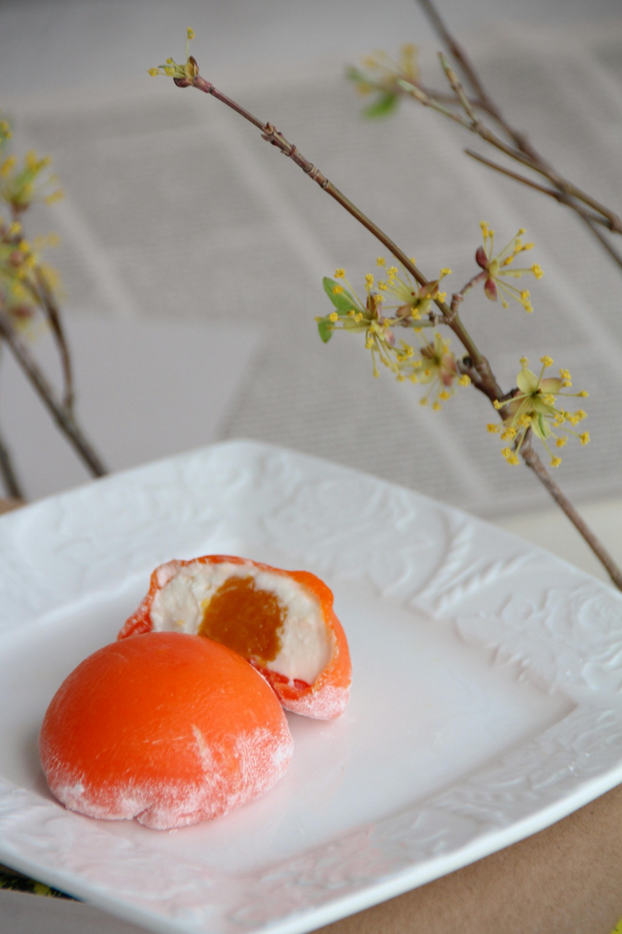 Mochi artesanal japonés