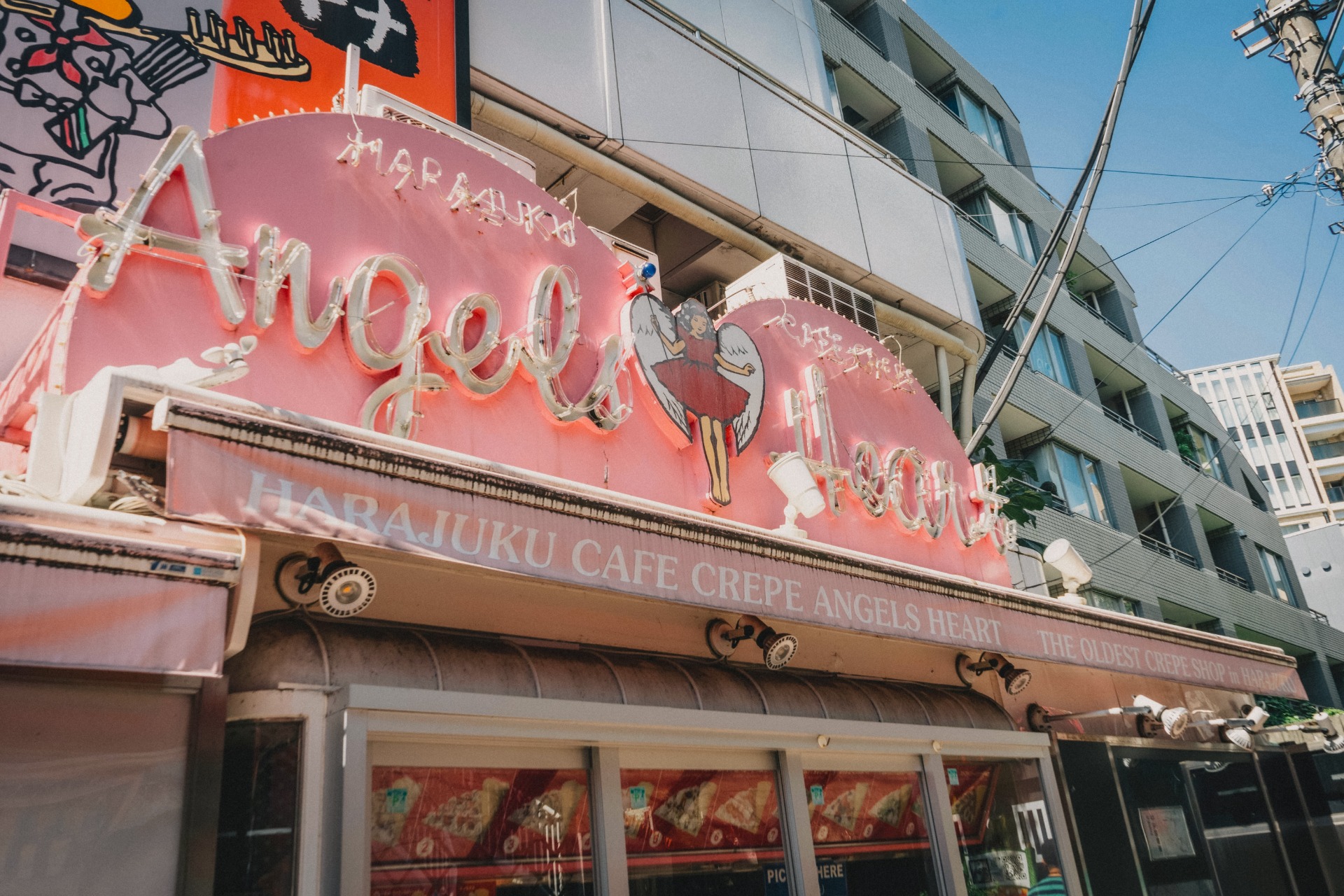 Cafe crepe Angels Heart en Harajuku