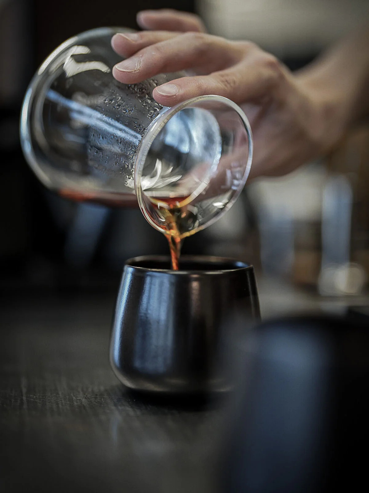 Café de filtro en Leaves Coffee Roasters