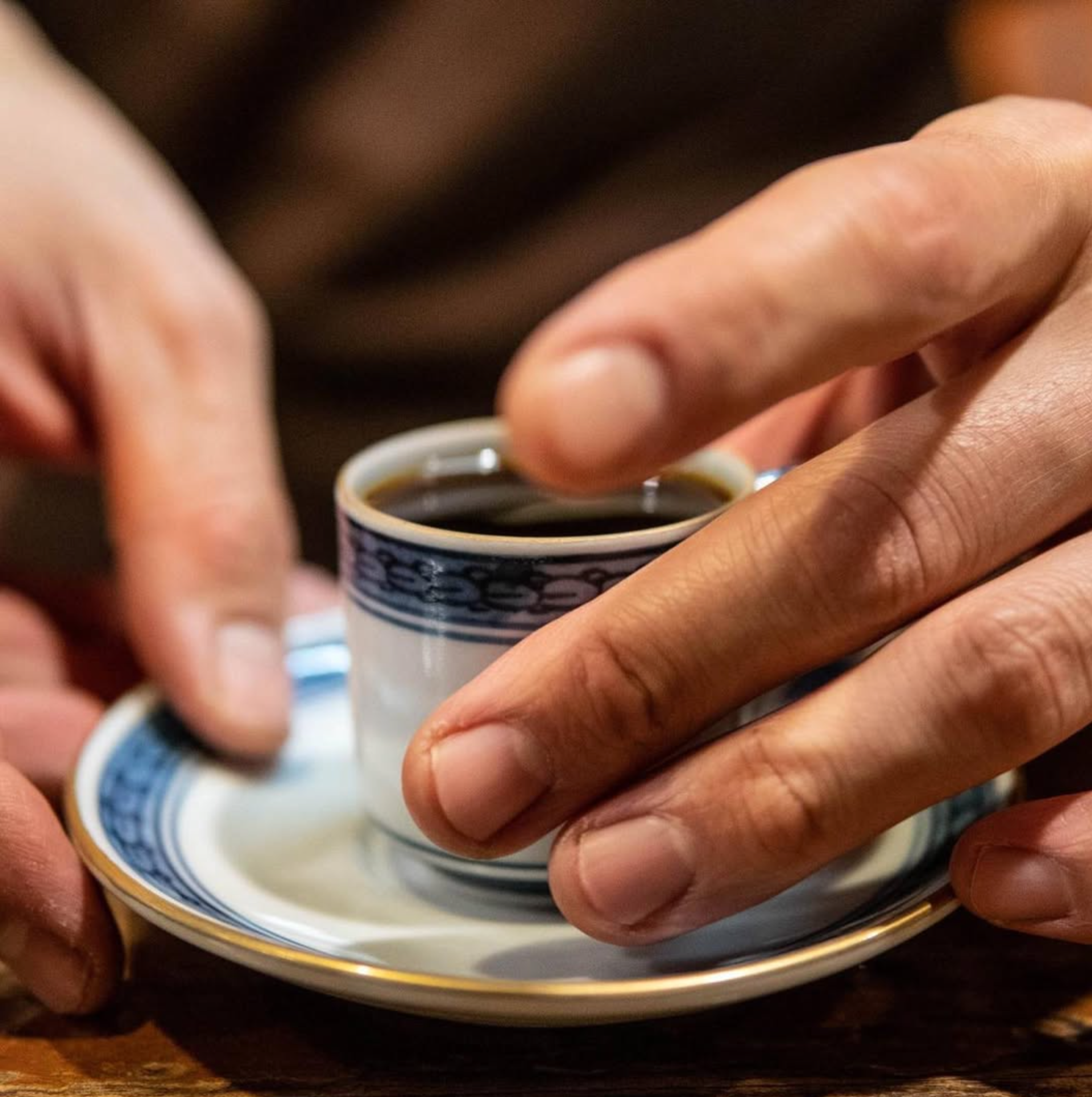 Un café en Café de L'ambre