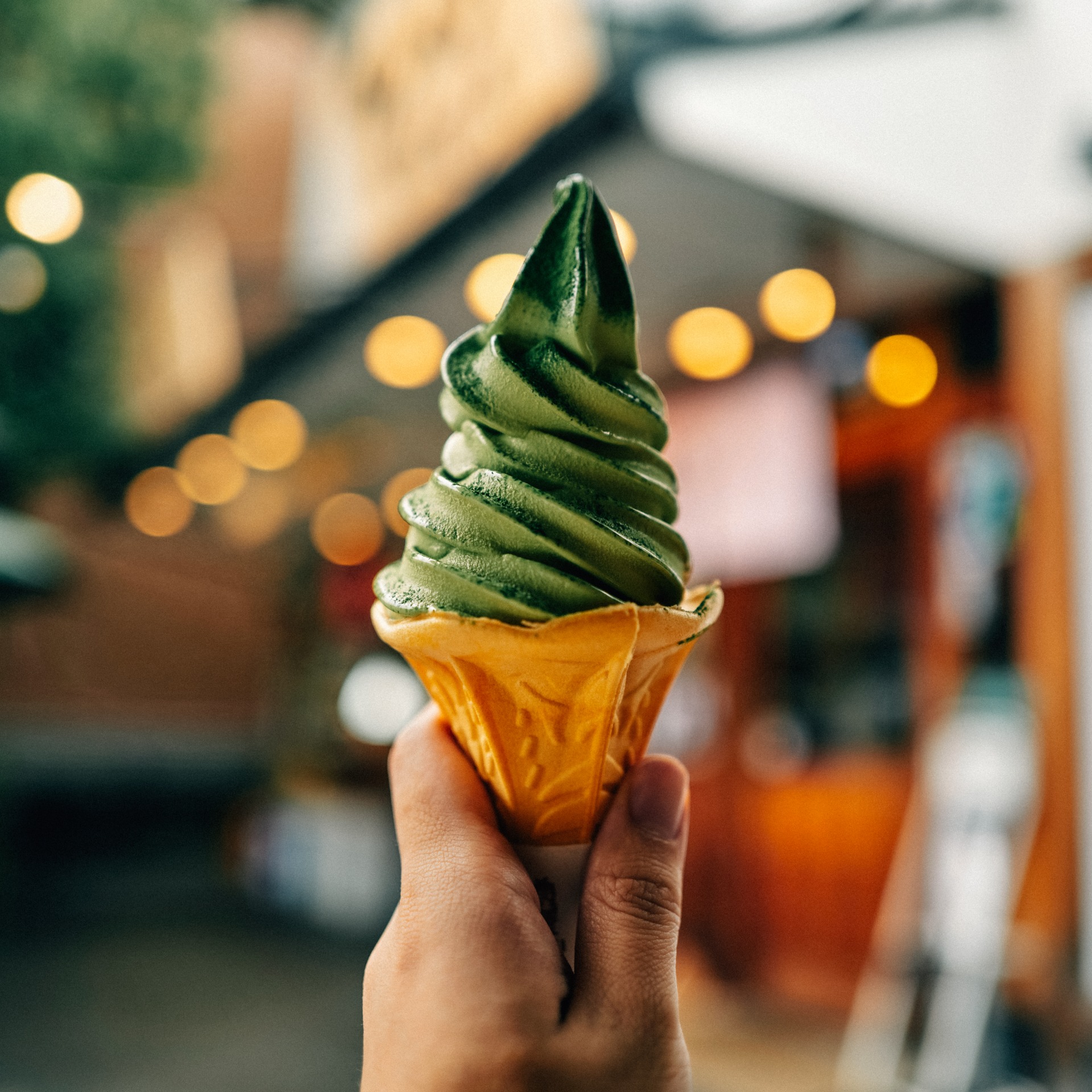 Helado de matcha en Uji