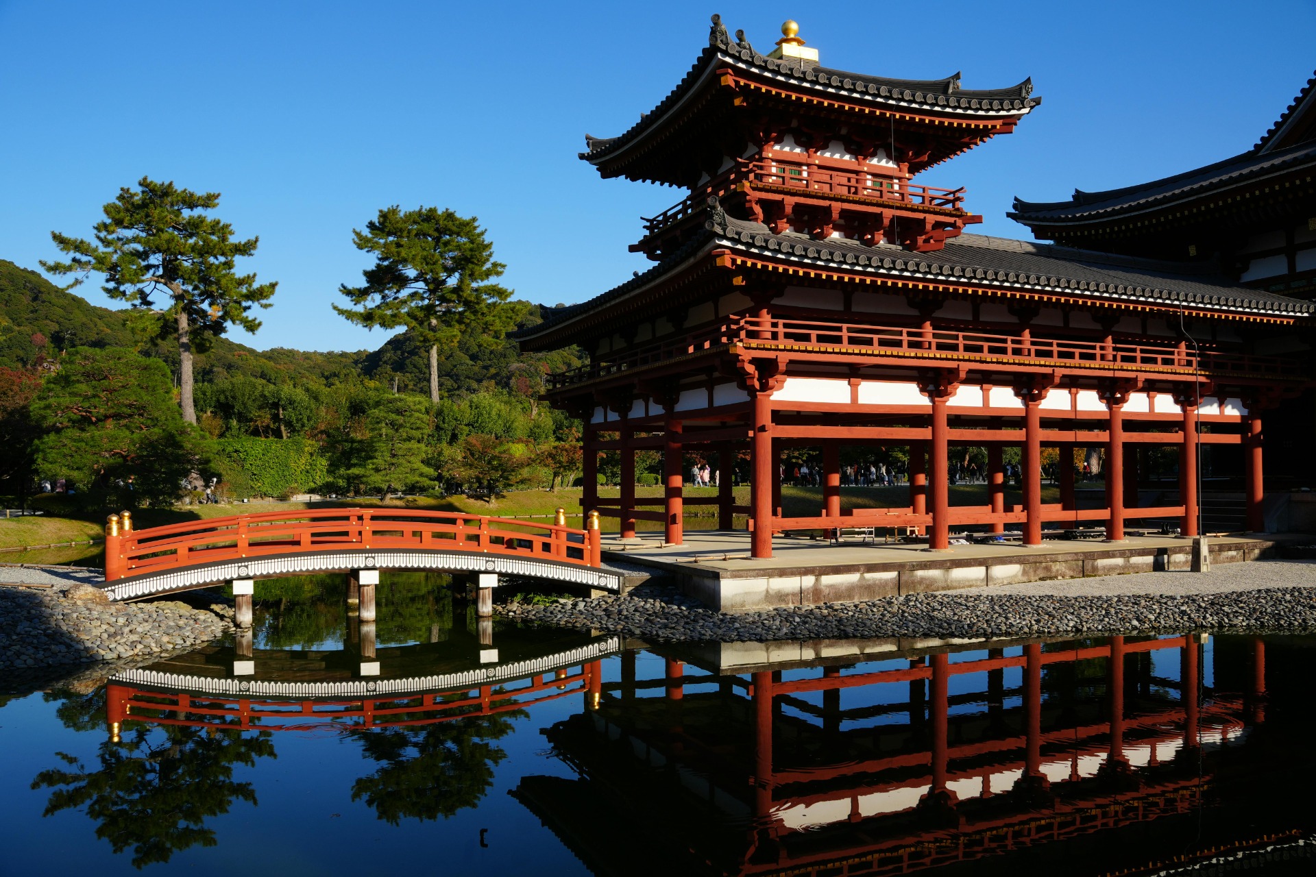 Un detalle de Byōdō-in