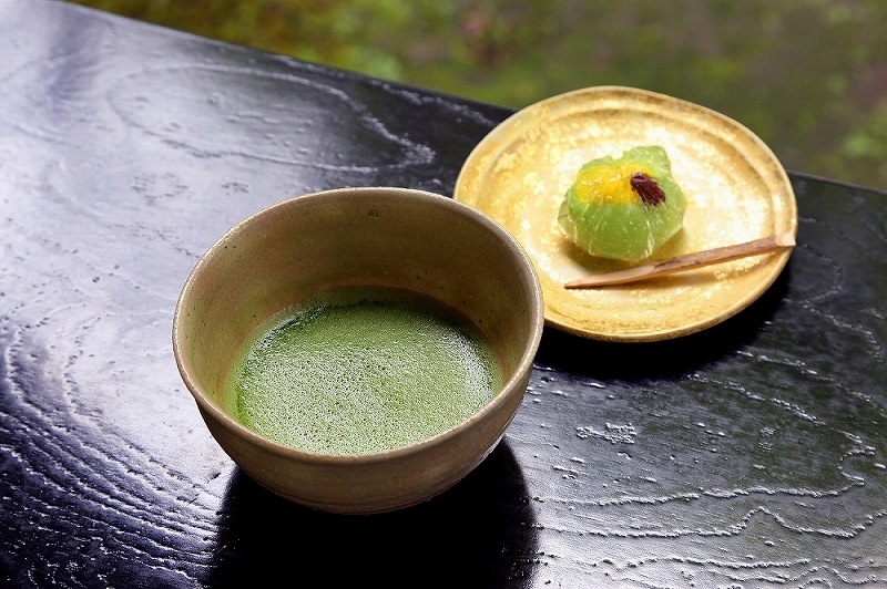 Matcha en la casa de té municipal Taiho-an