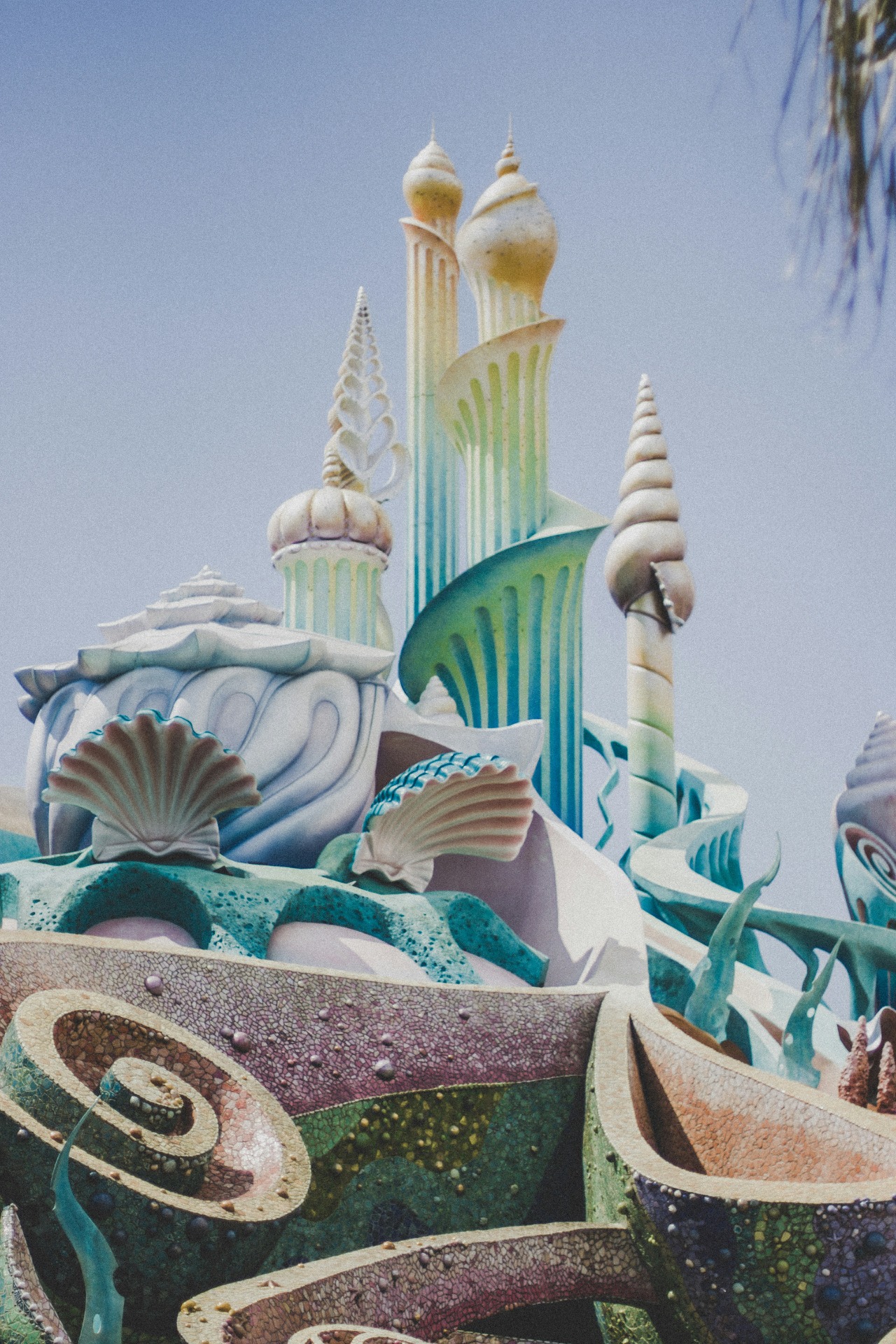 Detalle de la arquitectura de Tokyo DisneySea