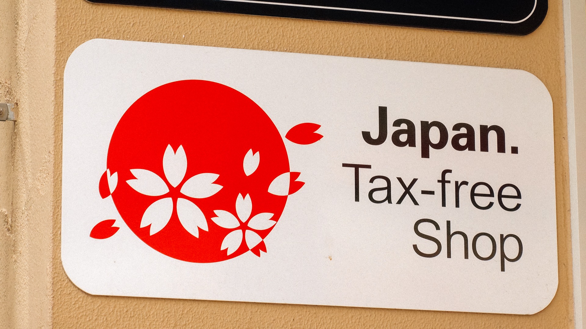 Señal Tax Free en Japón
