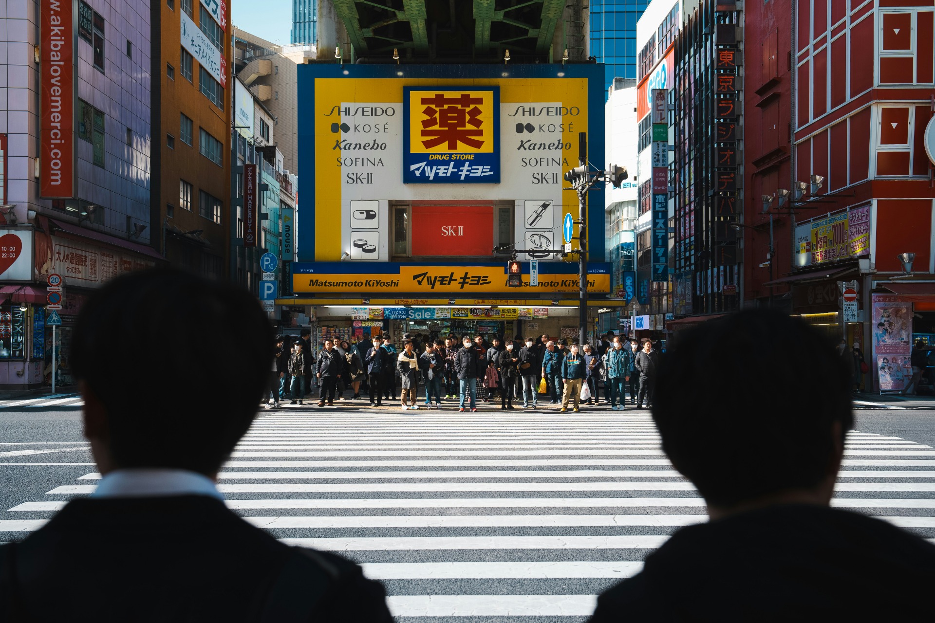 Grandes tiendas en la zona de Akihabara