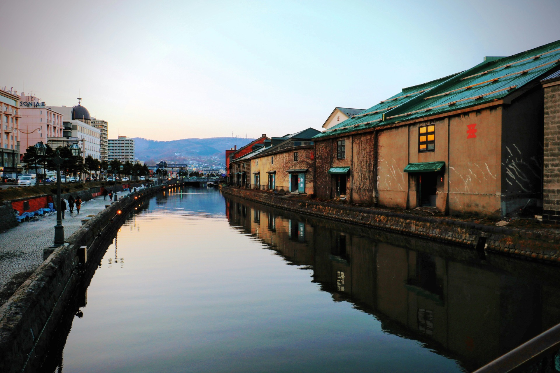 Uno de los canales de Otaru