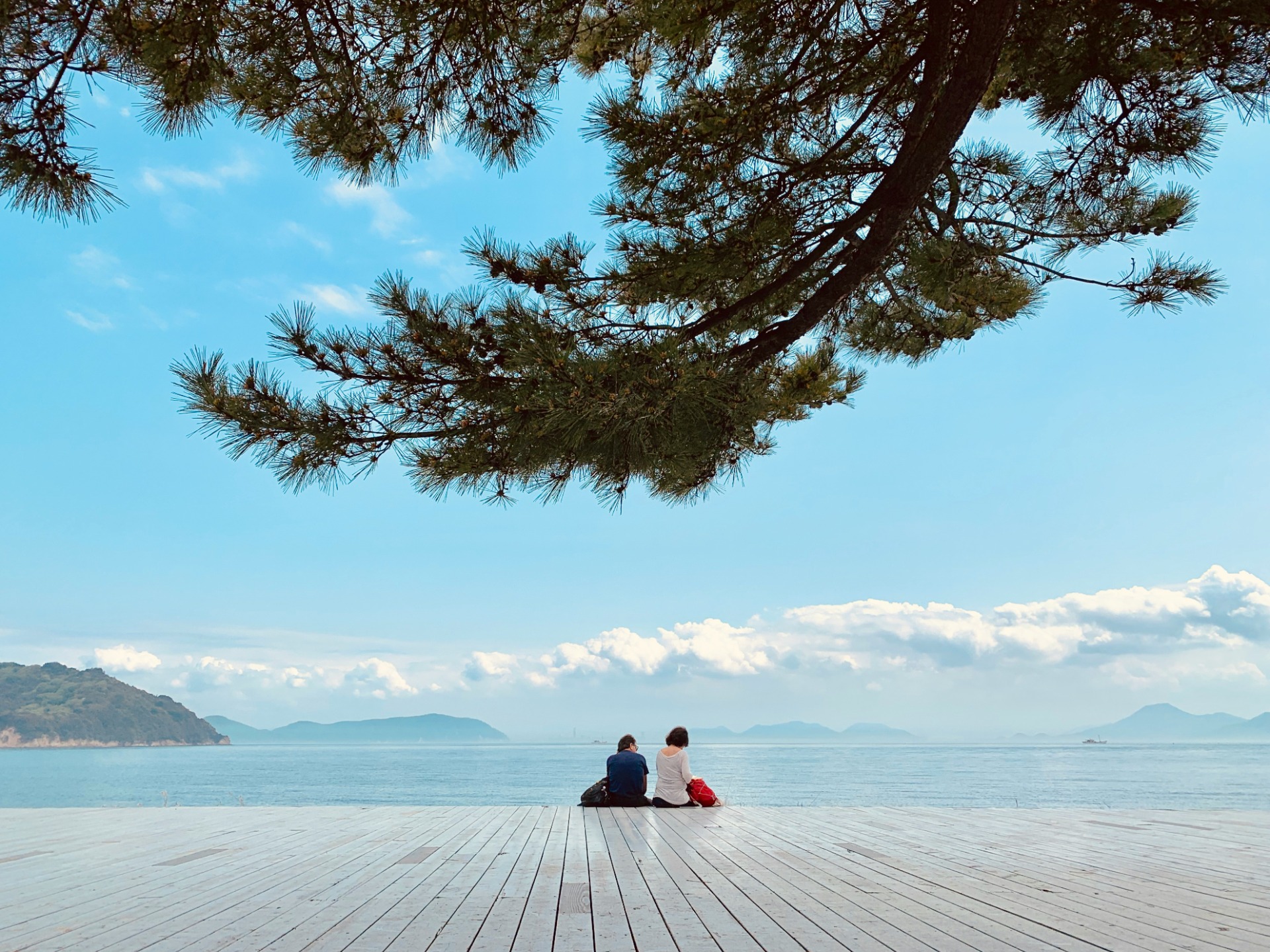 Vistas del mar desde Naoshima