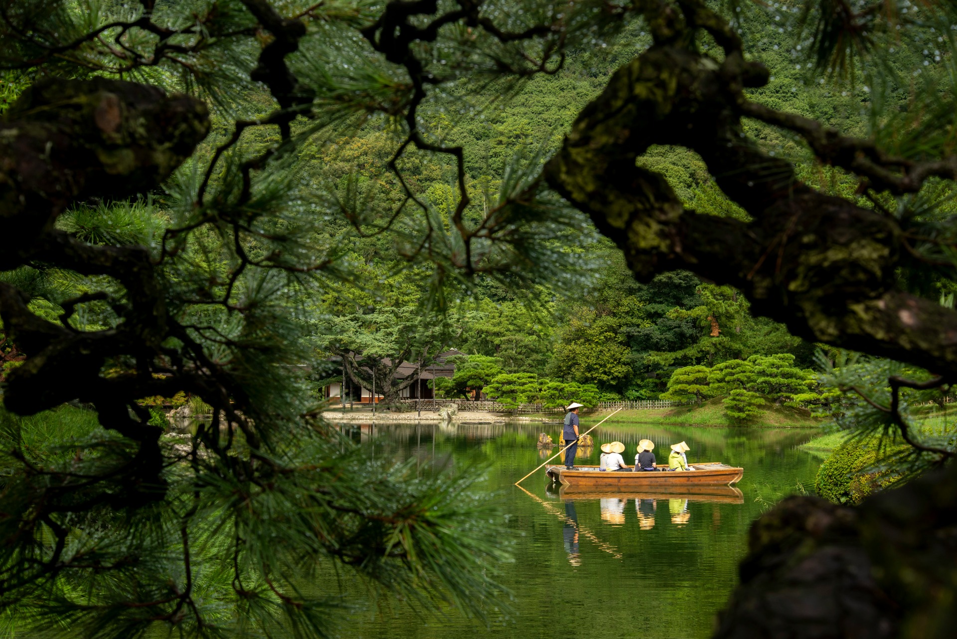 Jardín Ritsurin en Takamatsu
