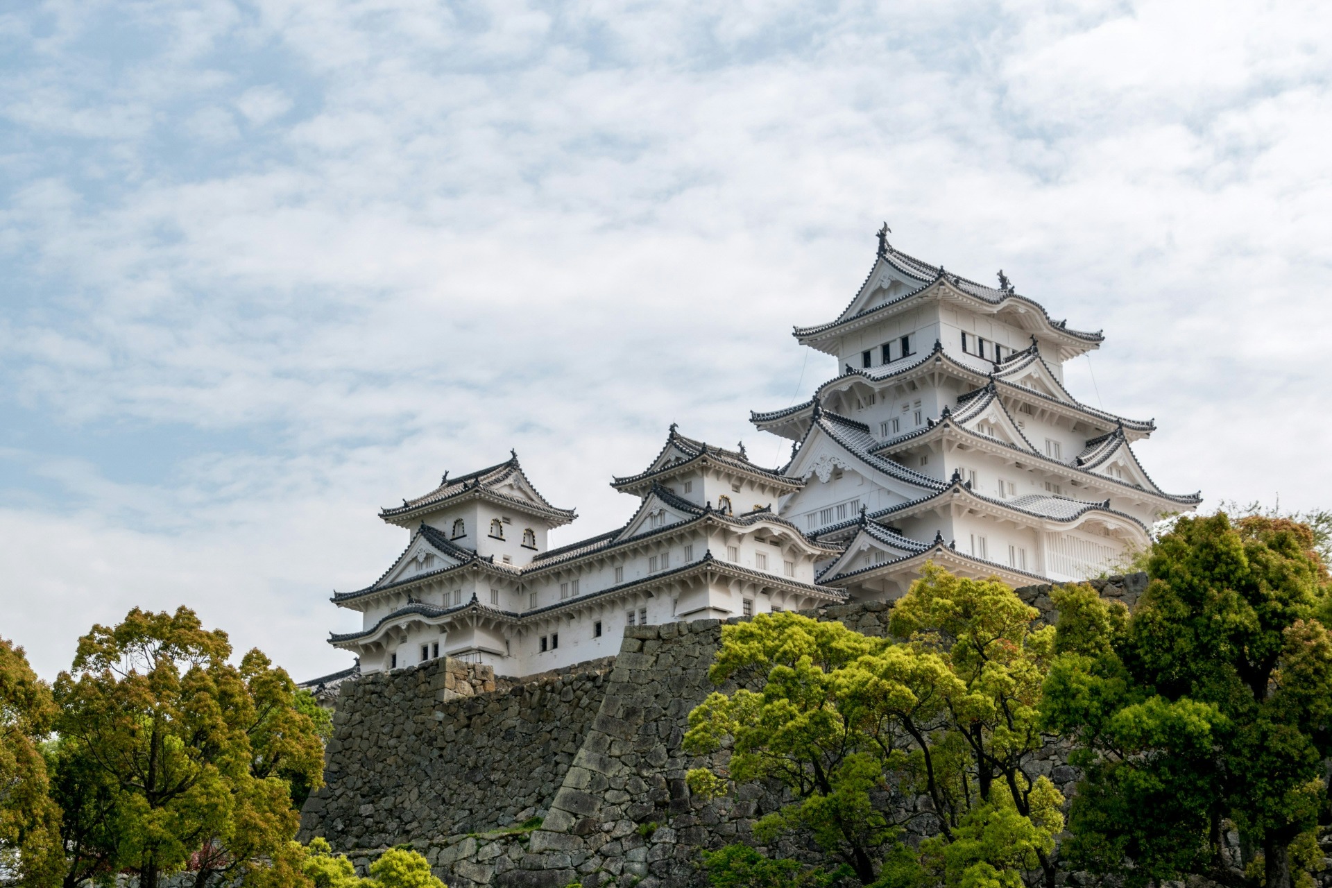 Vista del castillo de Himeji