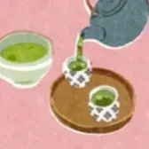 Ilustración de Iko de la ceremonia del té